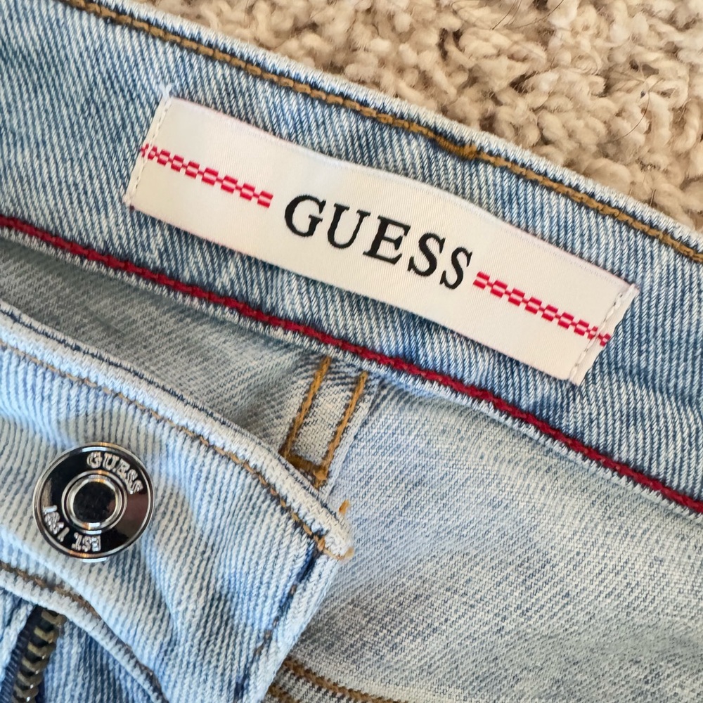 GUESS mens Light Blue Jeans